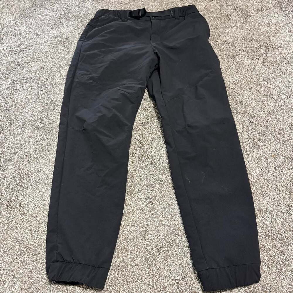 H&M Move Hiking Joggers Black Adjustable Waist Men's Size L